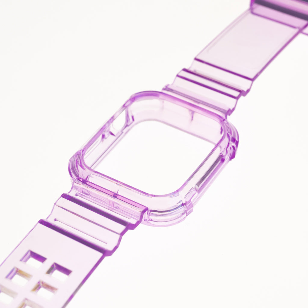 Accesorio Generico Pulsera con Bumper Rugged Apple Watch 45 Mm Color Morado — foto 5