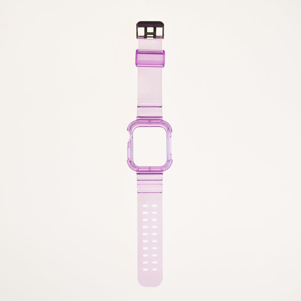 Accesorio Generico Pulsera con Bumper Rugged Apple Watch 45 Mm Color Morado — foto 6