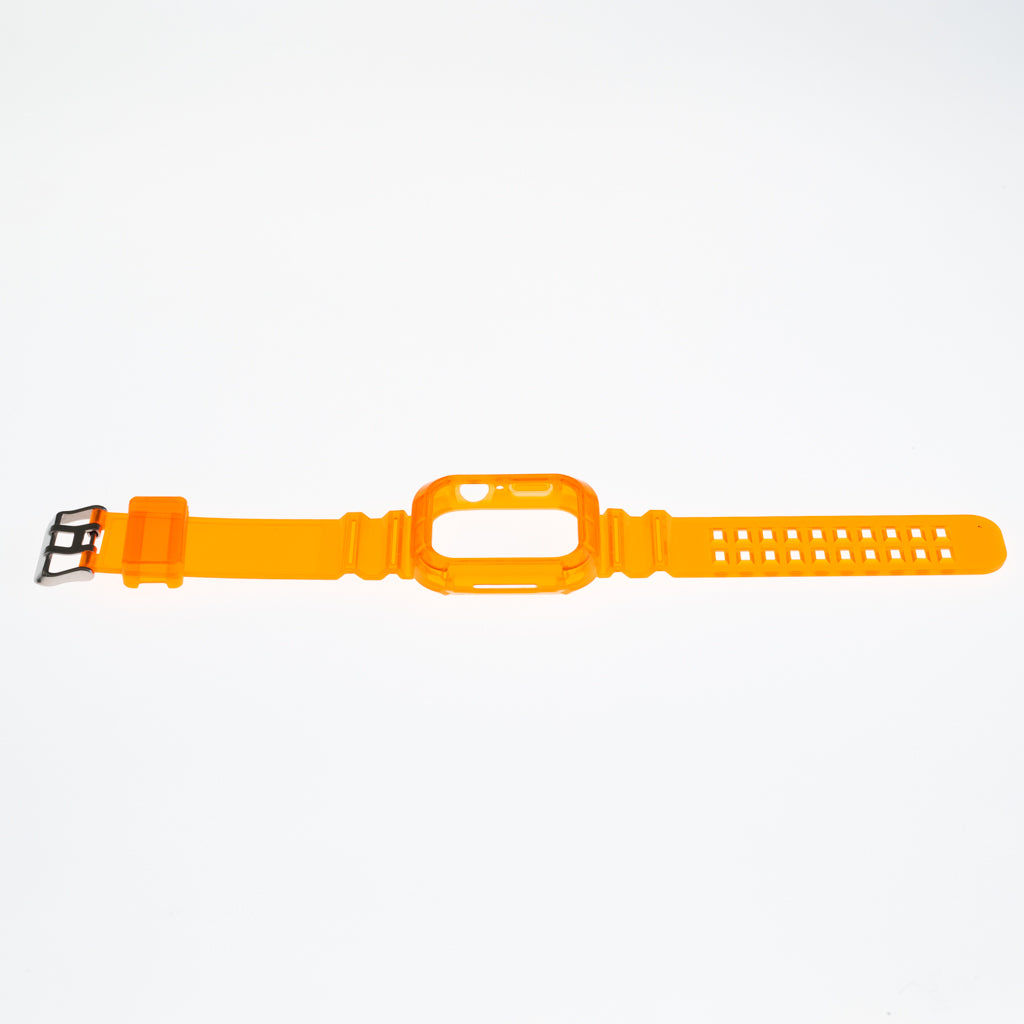 Accesorio Generico Pulsera con Bumper Rugged Apple Watch 45 Mm Color Naranja — foto 4