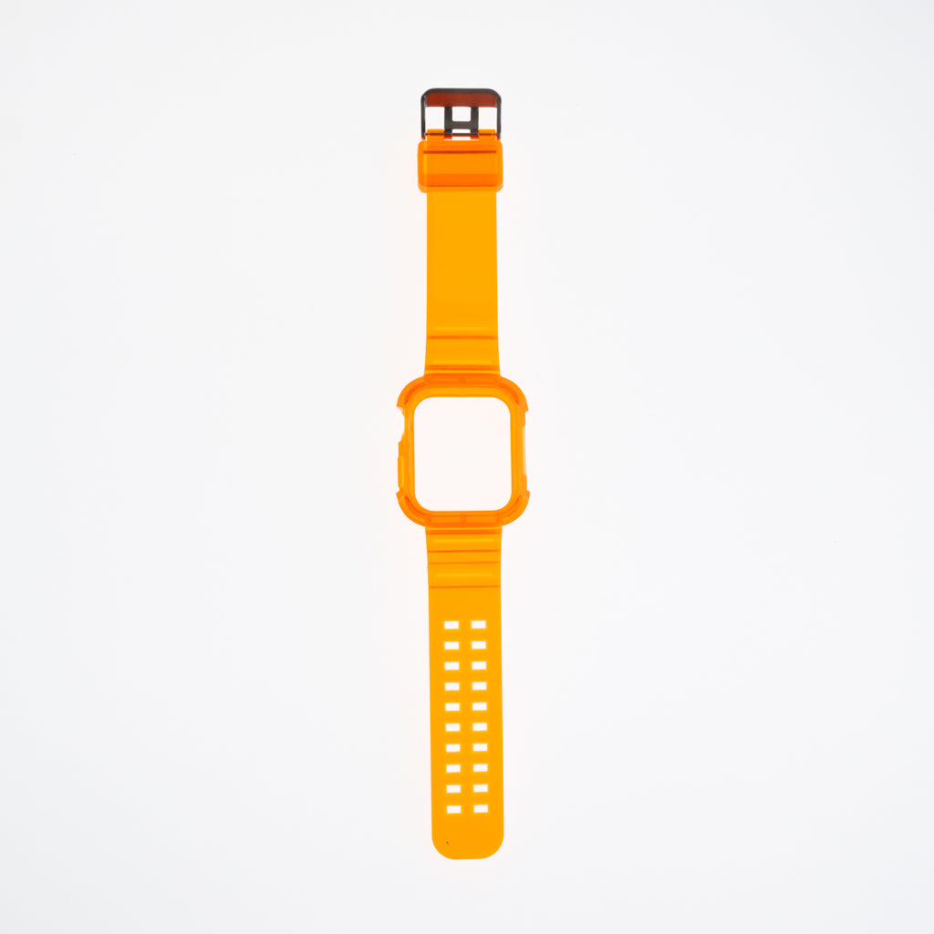 Accesorio Generico Pulsera con Bumper Rugged Apple Watch 45 Mm Color Naranja — foto 6