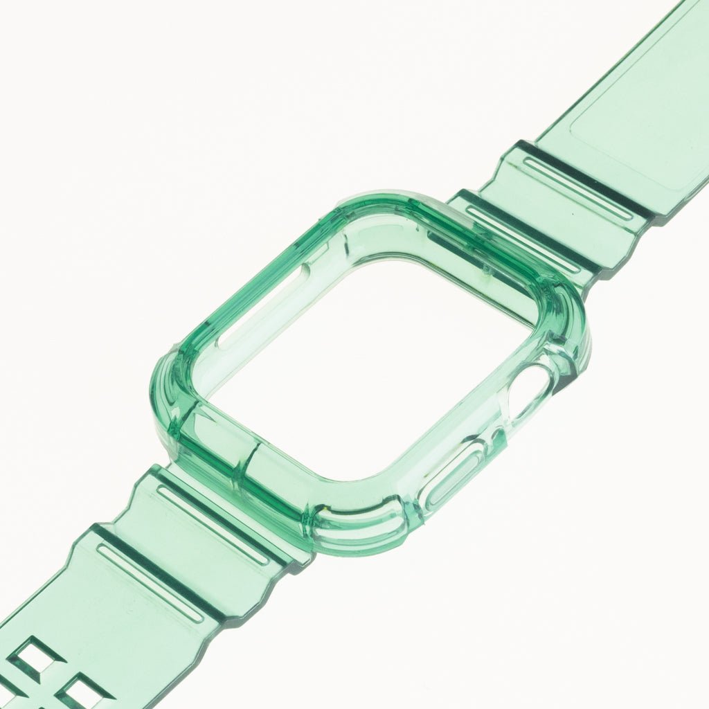 Accesorio Generico Pulsera con Bumper Rugged Apple Watch 45 Mm Color Verde — foto 3