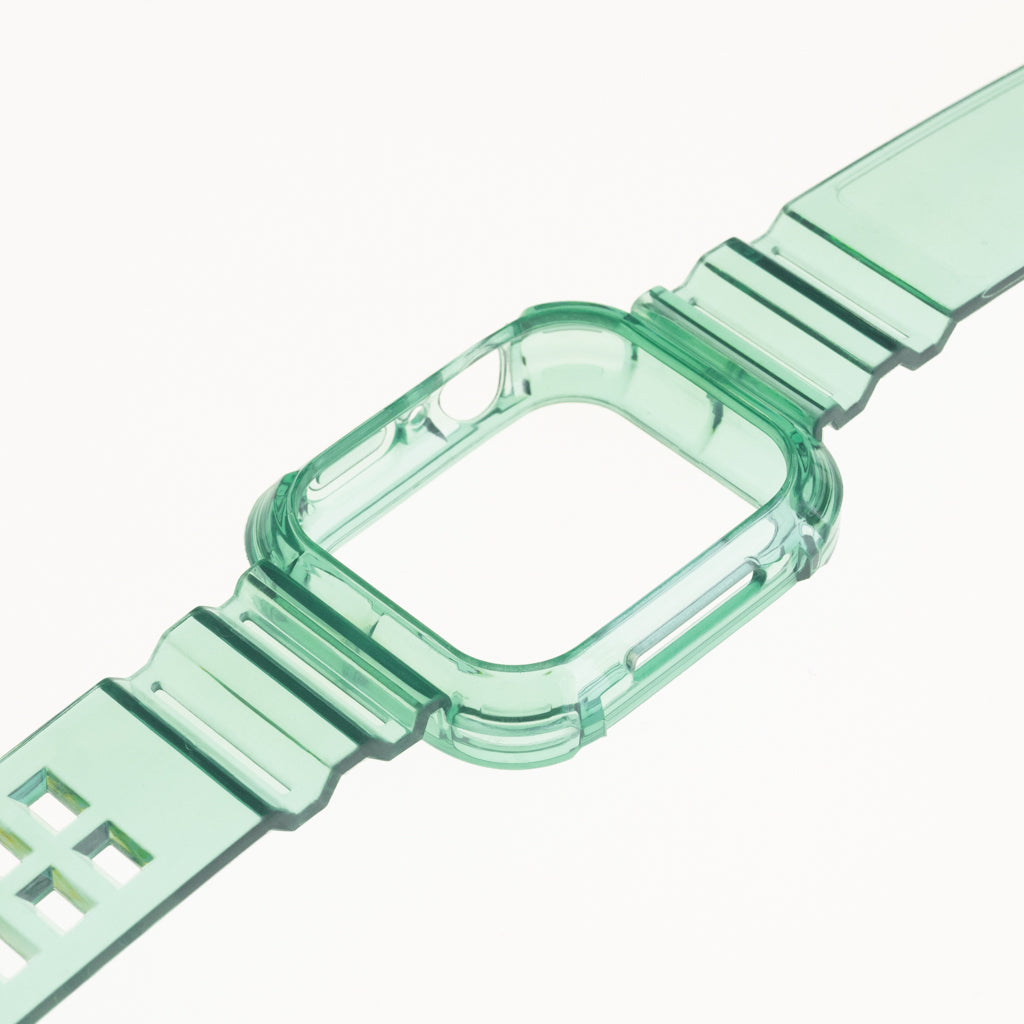 Accesorio Generico Pulsera con Bumper Rugged Apple Watch 45 Mm Color Verde — foto 5