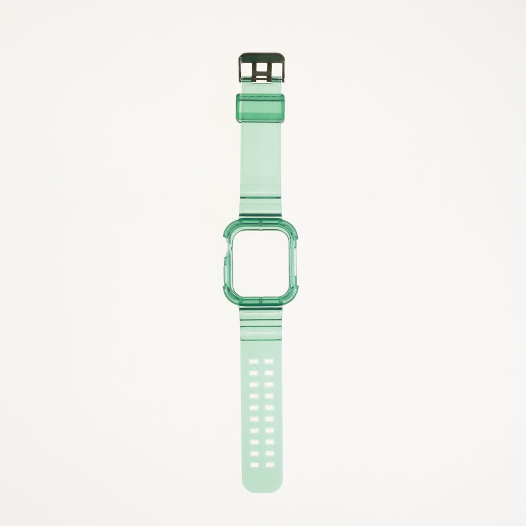 Accesorio Generico Pulsera con Bumper Rugged Apple Watch 45 Mm Color Verde — foto 6