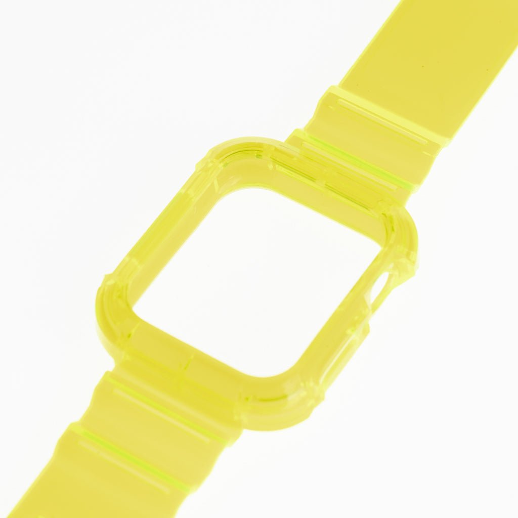 Accesorio Generico Pulsera con Bumper Rugged Apple Watch 45 Mm Color Verde Neon — foto 3