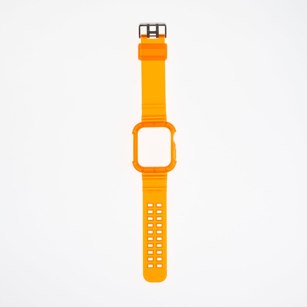 Accesorio Generico Pulsera con Bumper Rugged Apple Watch 42 Mm Color Naranja — foto 2