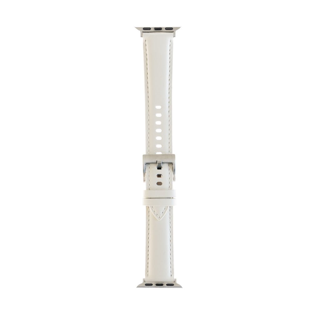 Accesorio Generico Pulsera de Cuero Apple Watch 41 Mm Color Blanco — foto 2