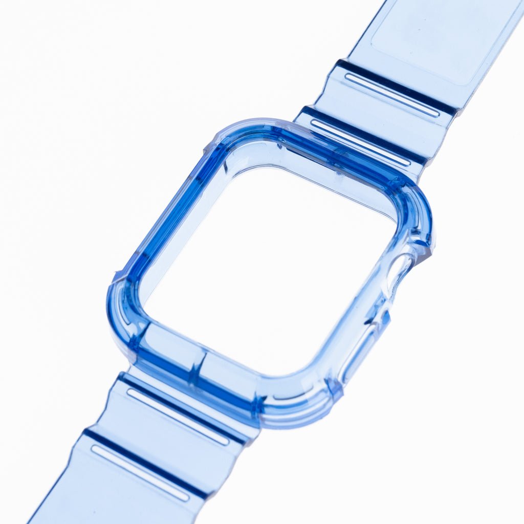 Pulseras Generico + Bumper Rugged Clear 45 Mm Azul — foto 2