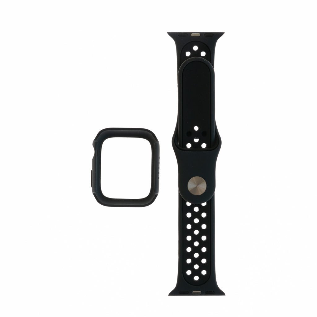 Pulseras Generico Pulsera Nike + Bumper Negro / Negro 42 Mm — foto 2