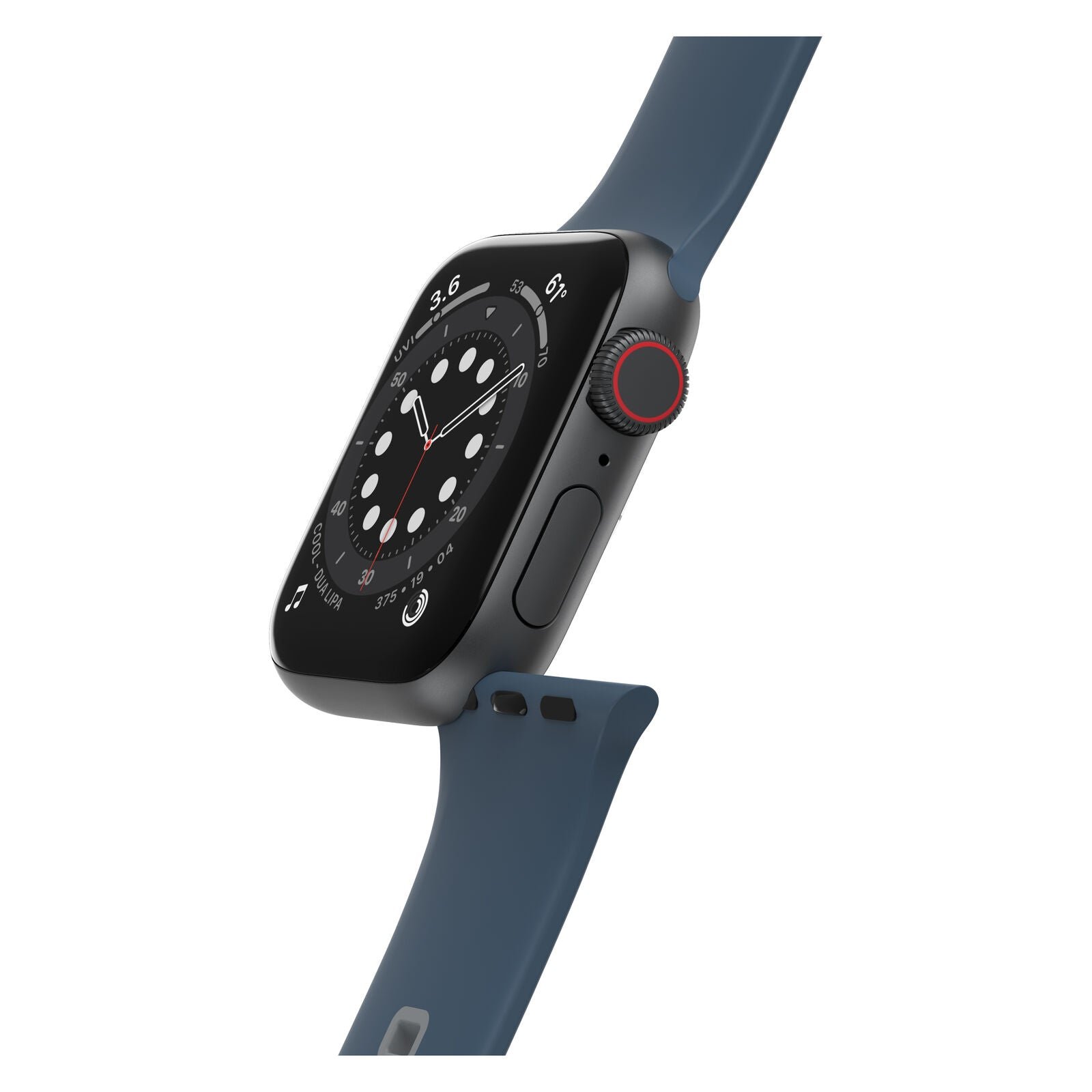 Accesorio OtterBox Pulsera Silicon All Day Band Apple Watch 38 / 40 / 41 Mm Color Azul Oscuro / Gris — foto 3