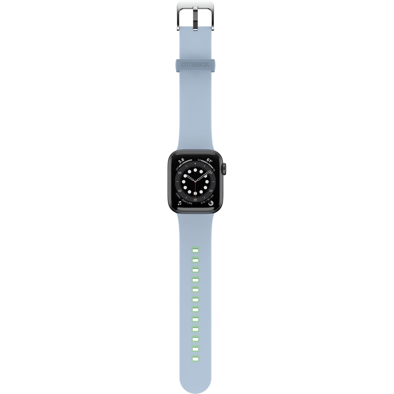Accesorio OtterBox Pulsera Silicon All Day Band Apple Watch 38 / 40 / 41 Mm Color Celeste / Verde Claro