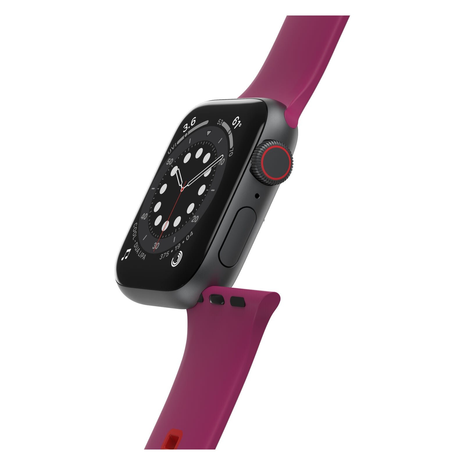 Accesorio OtterBox Pulsera Silicon All Day Band Apple Watch 38 / 40 / 41 Mm Color Fucsia / Rojo — foto 3