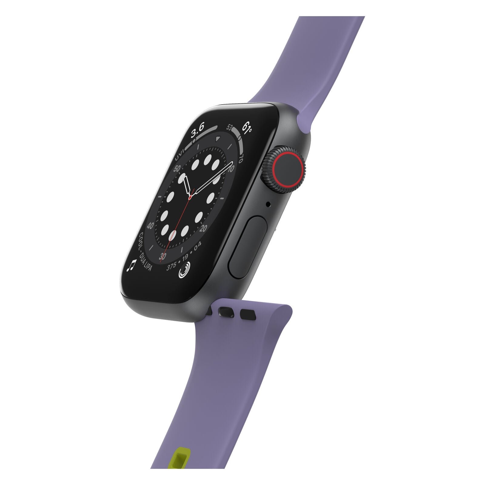 Accesorio OtterBox Pulsera Silicon All Day Band Apple Watch 38 / 40 / 41 Mm Color Lila / Verde Limon — foto 3