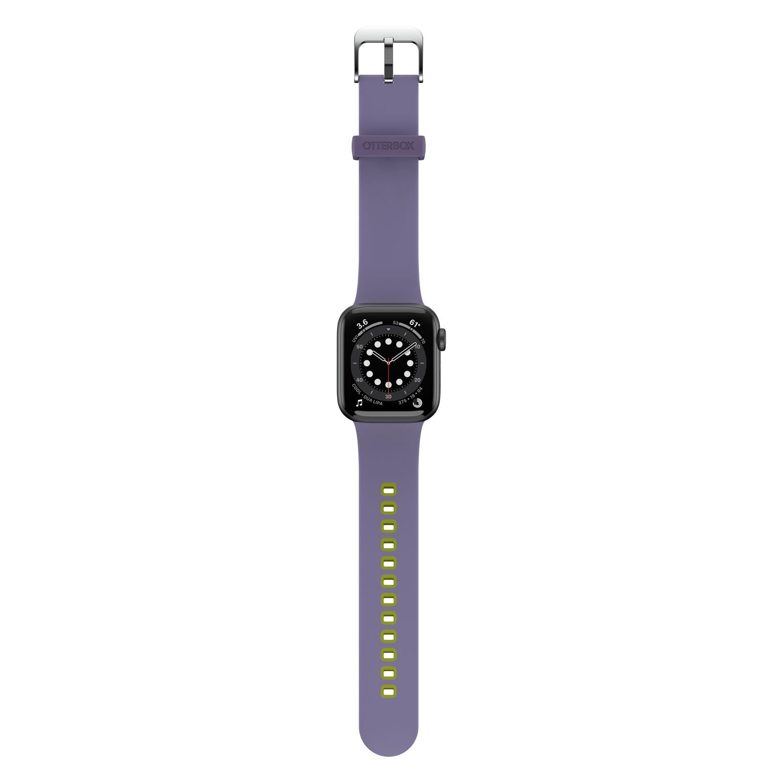 Accesorio OtterBox Pulsera Silicon All Day Band Apple Watch 38 / 40 / 41 Mm Color Lila / Verde Limon