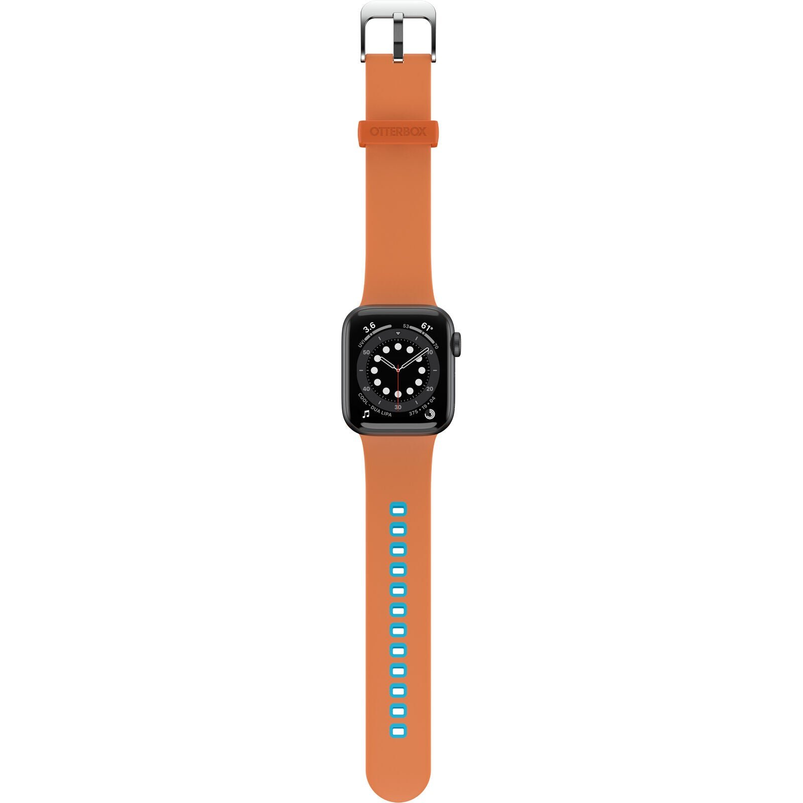 Accesorio OtterBox Pulsera Silicon All Day Band Apple Watch 38 / 40 / 41 Mm Color Naranja / Turquesa — foto 2