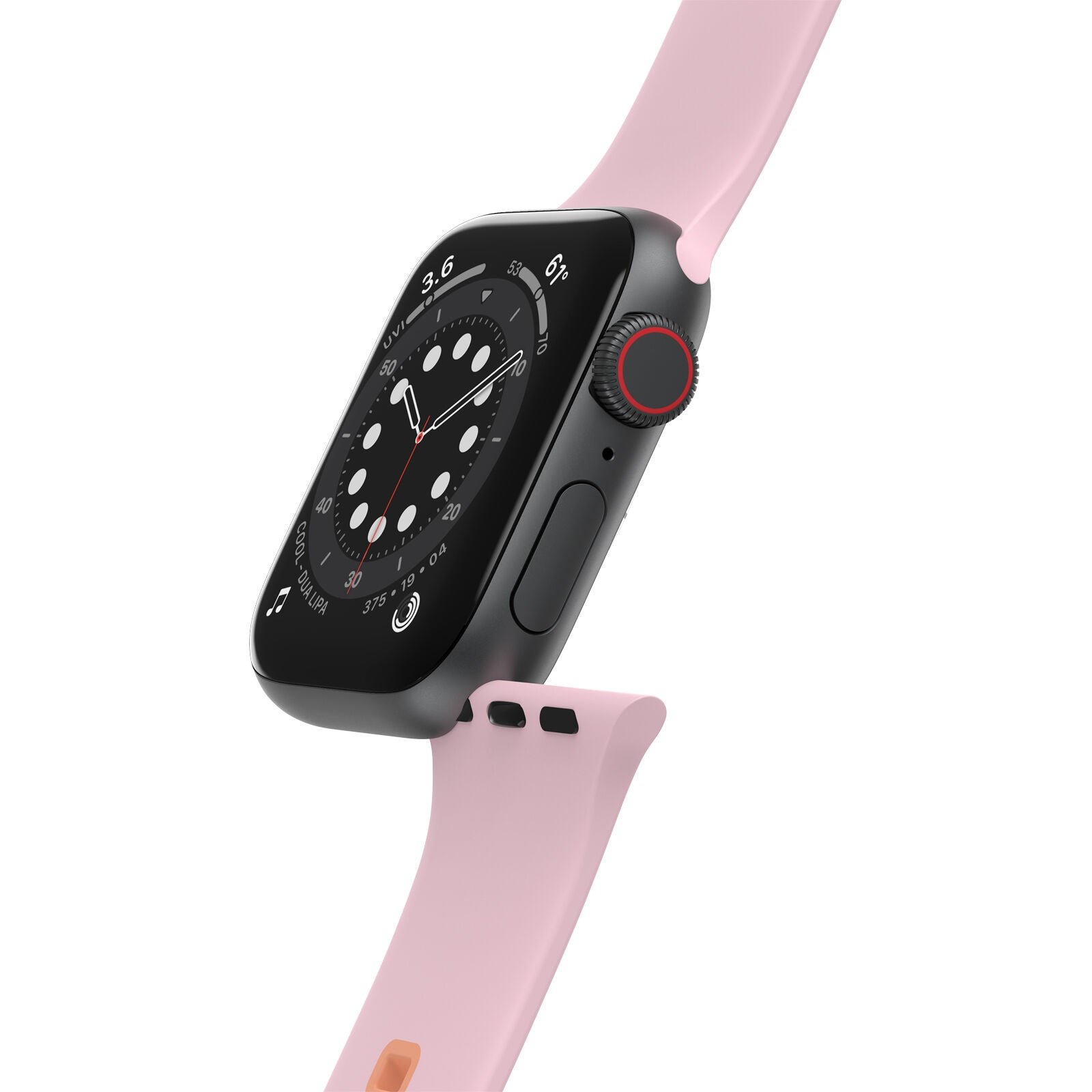 Accesorio OtterBox Pulsera Silicon All Day Band Apple Watch 38 / 40 / 41 Mm Color Rosado / Melon — foto 2