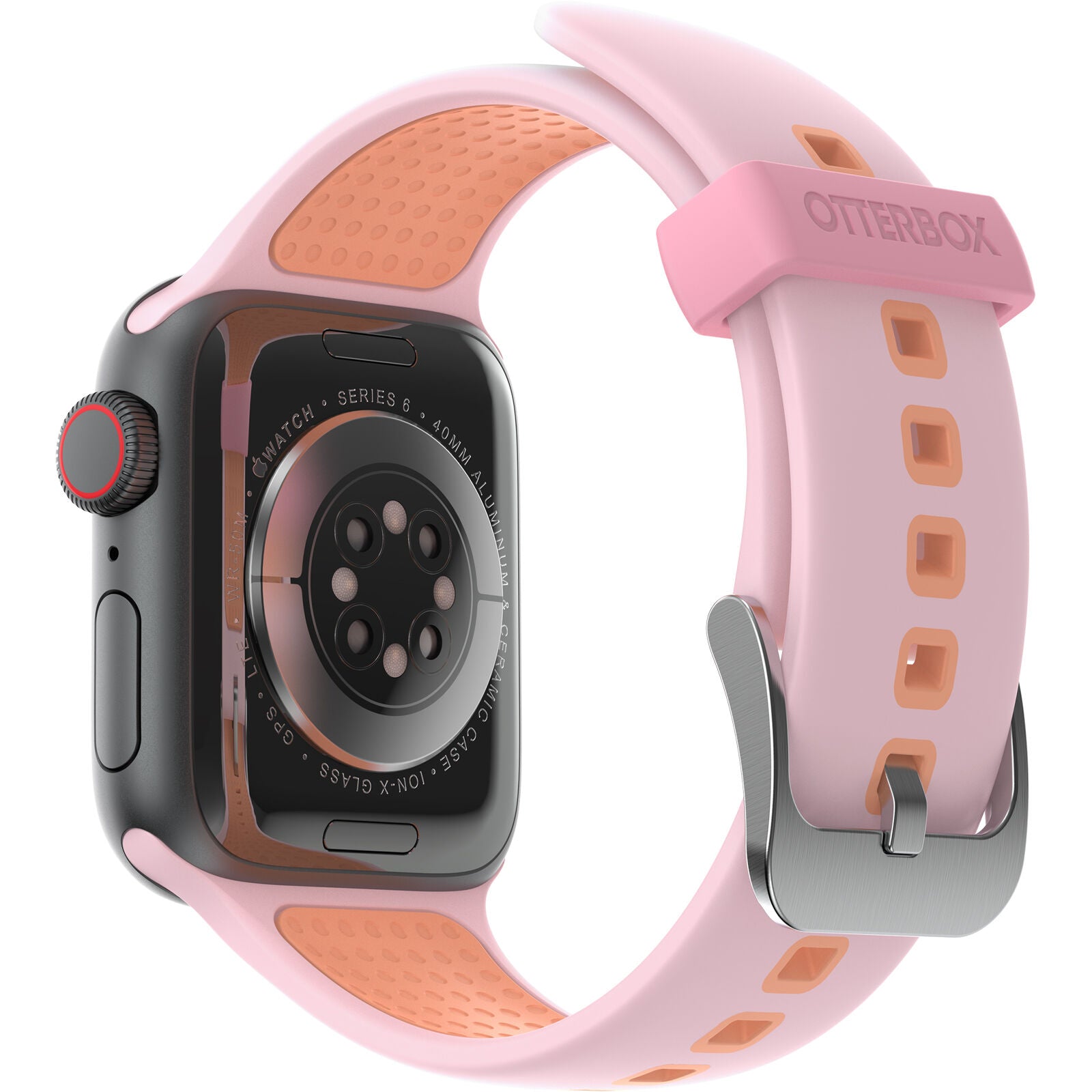 Accesorio OtterBox Pulsera Silicon All Day Band Apple Watch 38 / 40 / 41 Mm Color Rosado / Melon — foto 5
