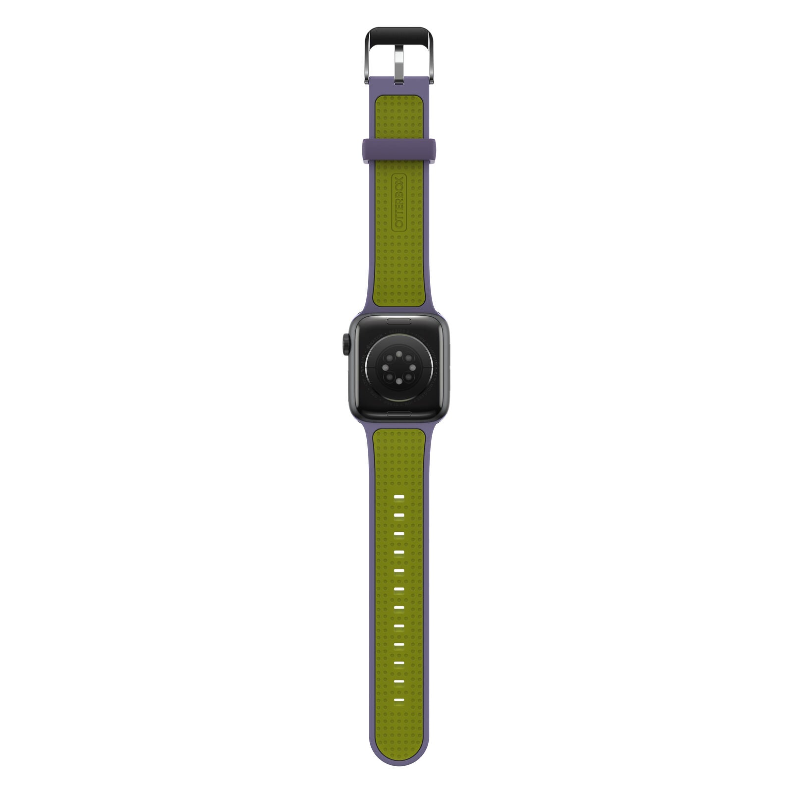Accesorio OtterBox Pulsera Silicon All Day Band Apple Watch 42 / 44 / 45 Mm Color Lila / Verde Limon — foto 6