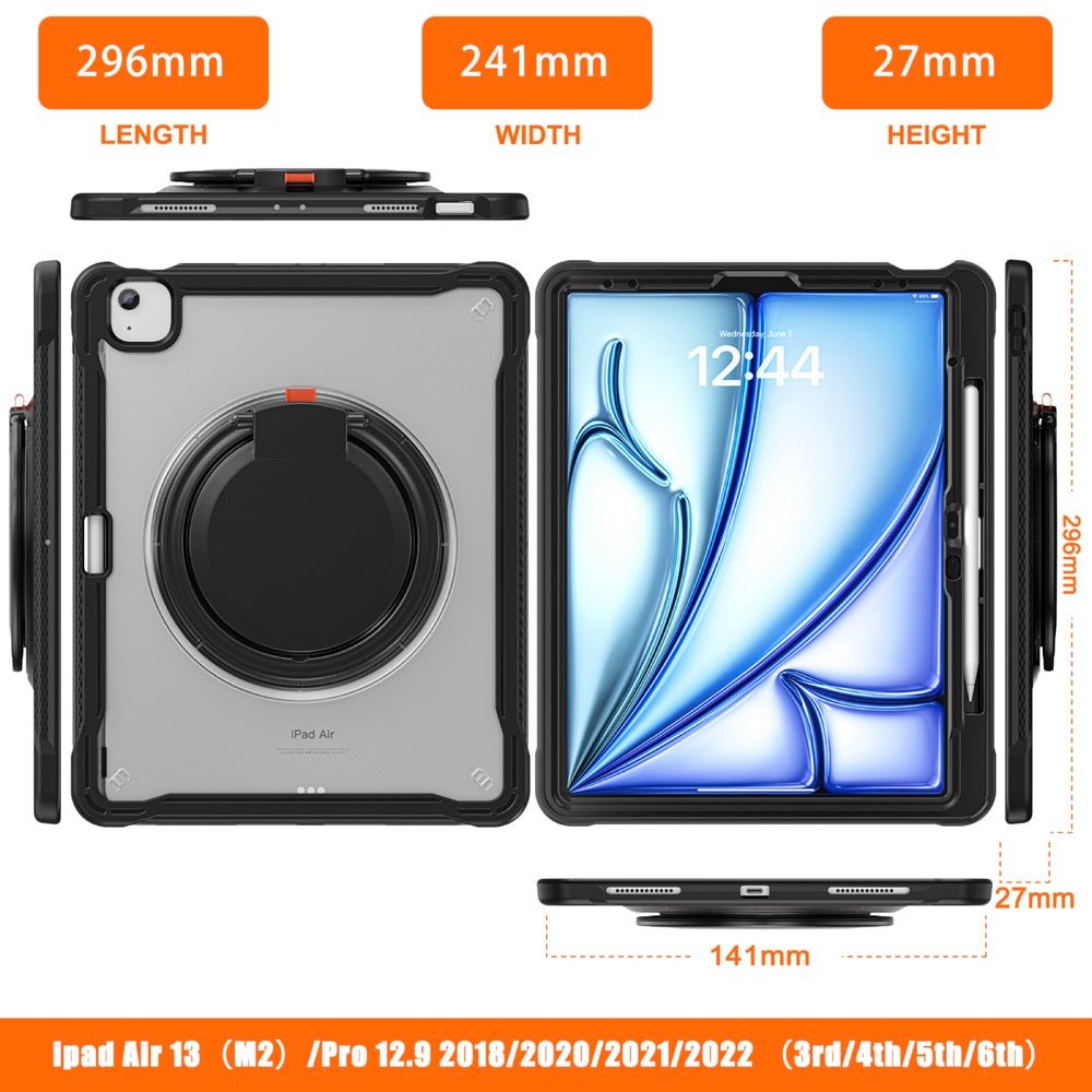 Estuche Popeye B Series Modelo iPad Air 13 2024 Color Transparente sin Strap — foto 4