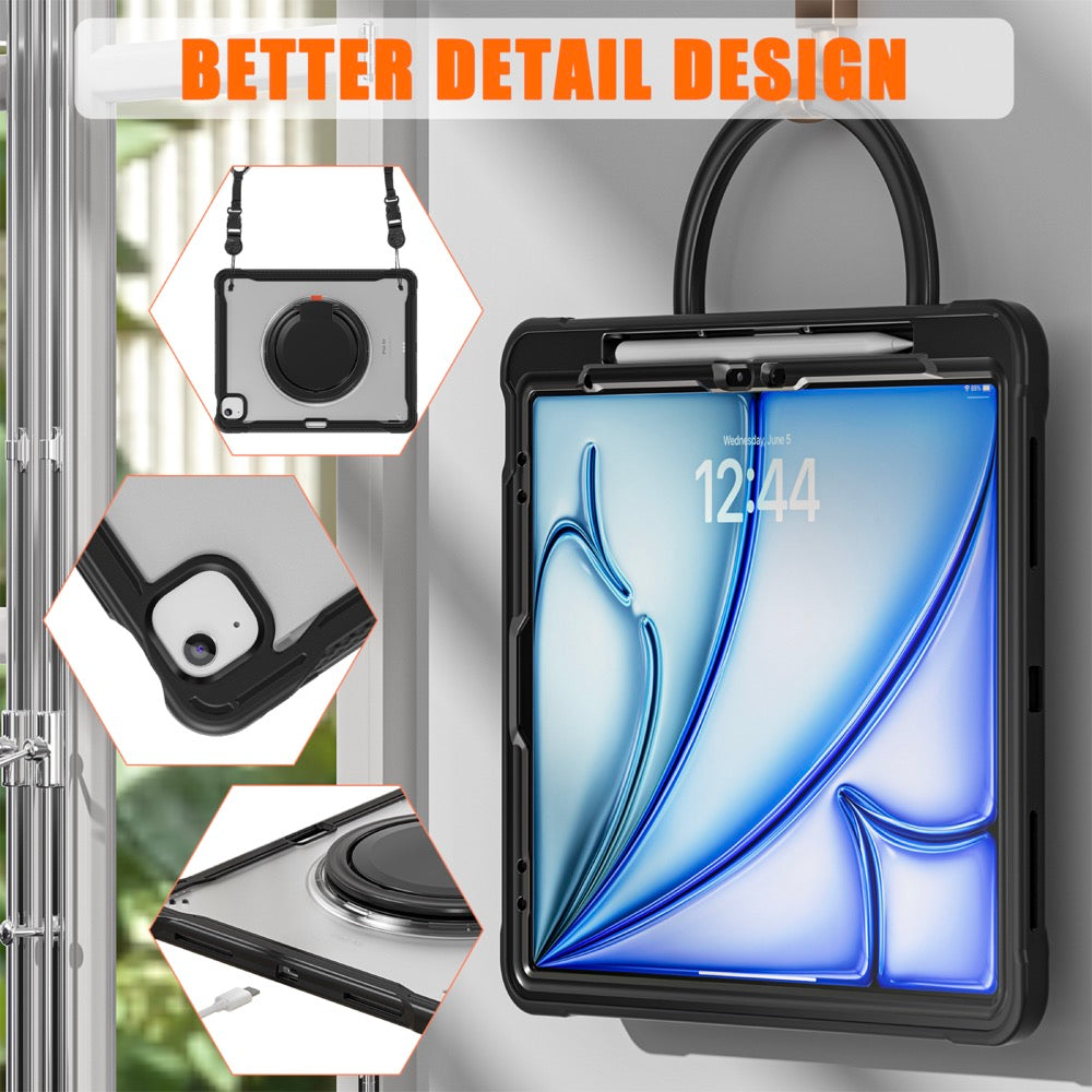 Estuche Popeye B Series Modelo iPad Air 13 2024 Color Transparente sin Strap — foto 8
