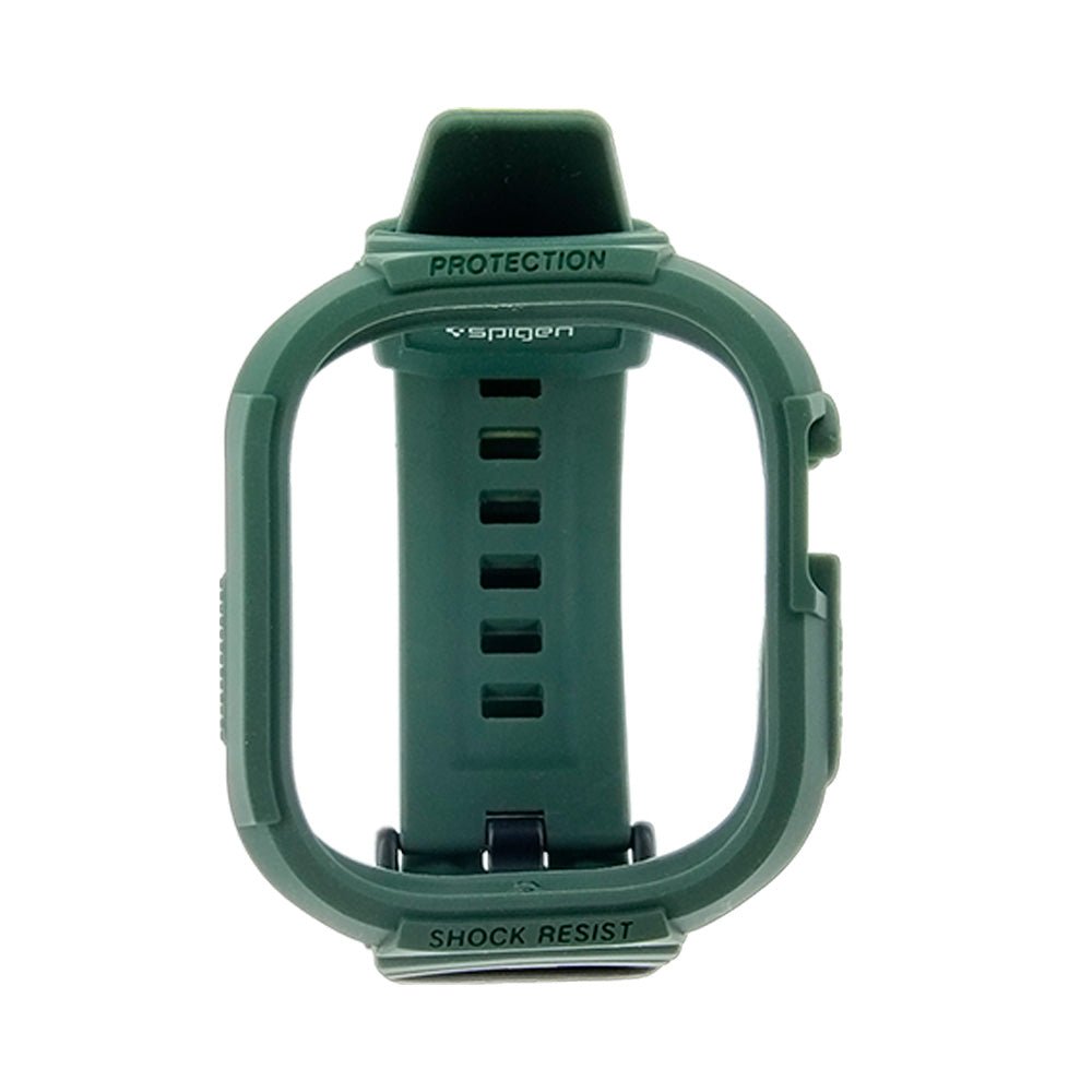 Accesorio Spigen Pulsera Apple Watch 49mm Rugged Armor Pro Color Verde Militar — foto 2