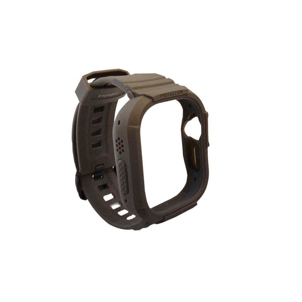 Accesorio Spigen Pulsera Apple Watch 49mm Rugged Armo Pro Color Gris Claro