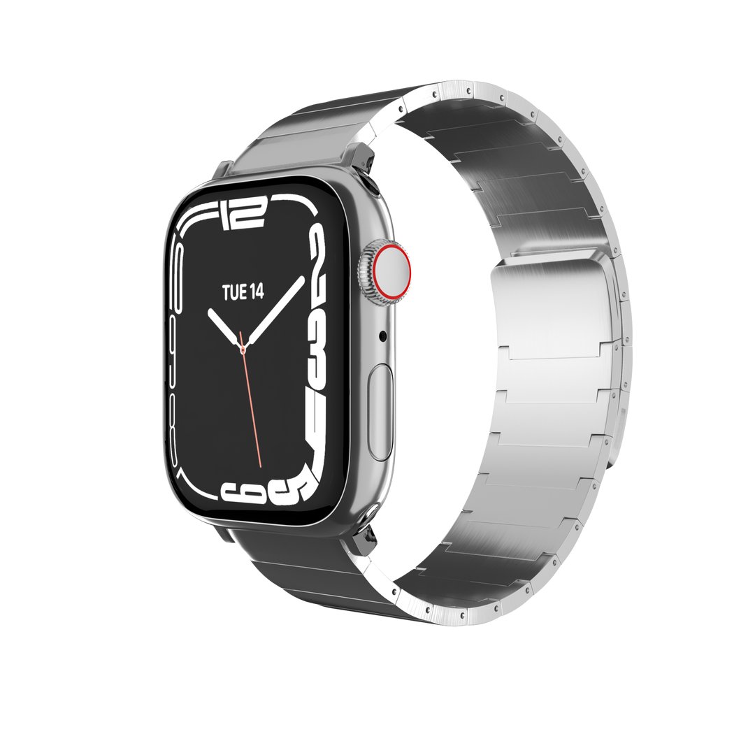 Accesorio switcheasy pulsera maestro stainless steel magnetico apple watch 38 / 40 / 41 mm plateado
