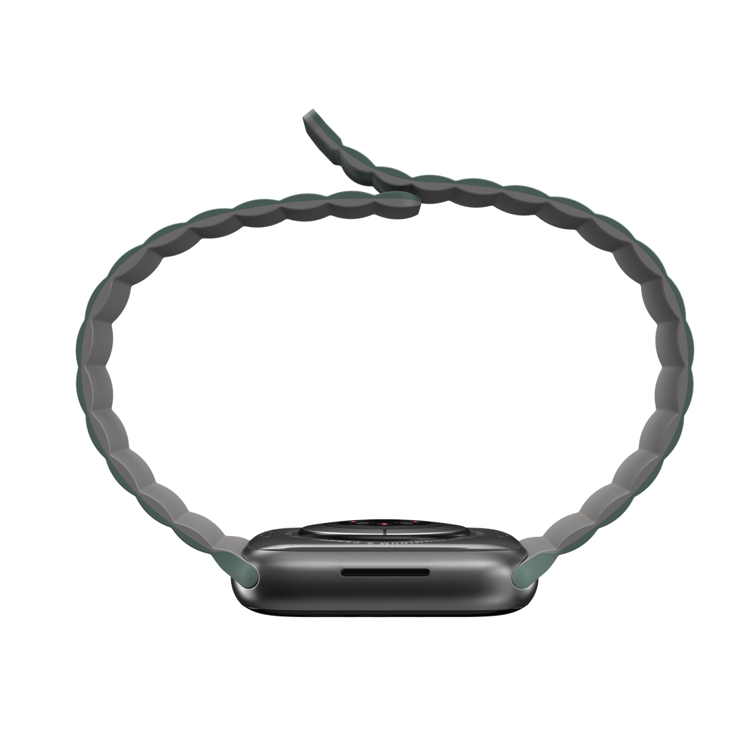 Accesorio MagEasy Pulsera Silicone Magnetic Apple Watch 38 / 40 / 41 Mm Verde Pino — foto 4