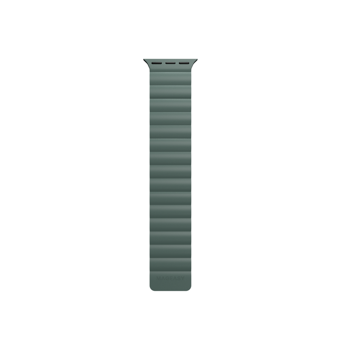 Accesorio MagEasy Pulsera Silicone Magnetic Apple Watch 38 / 40 / 41 Mm Verde Pino — foto 5