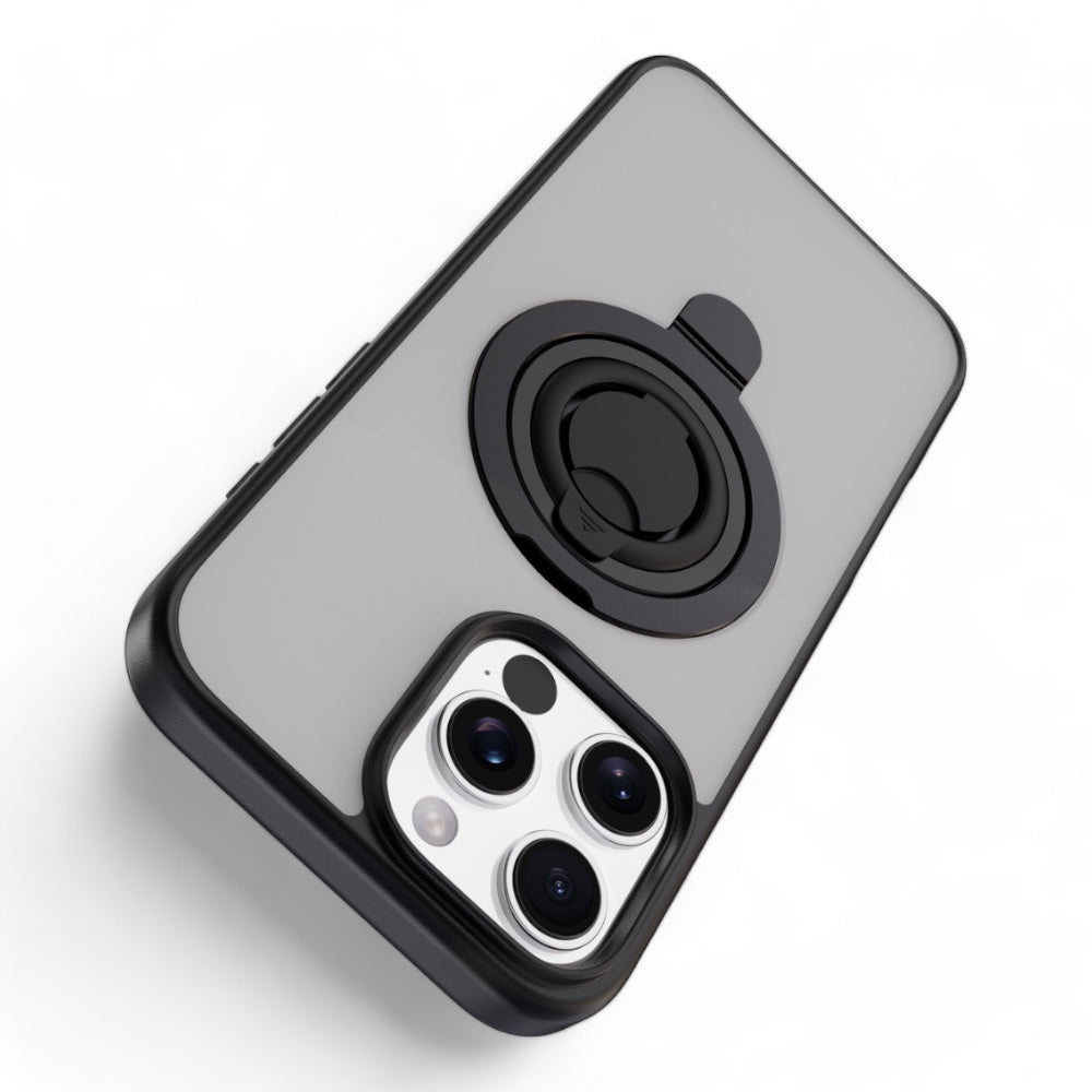 Estuche Devia MagSafe iPhone 16 Pro Delight Series Magnetic Case With Bracket Color Negro — foto 7