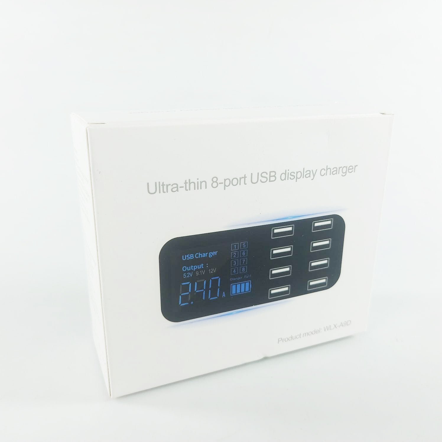Ultra Thin 8 Puertos Display Cargador Modelo Wlx-a9d — foto 2