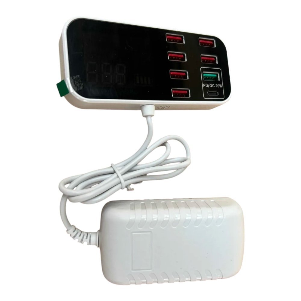 Ultra Thin 8 Puertos Display Cargador Modelo Wlx-a9d