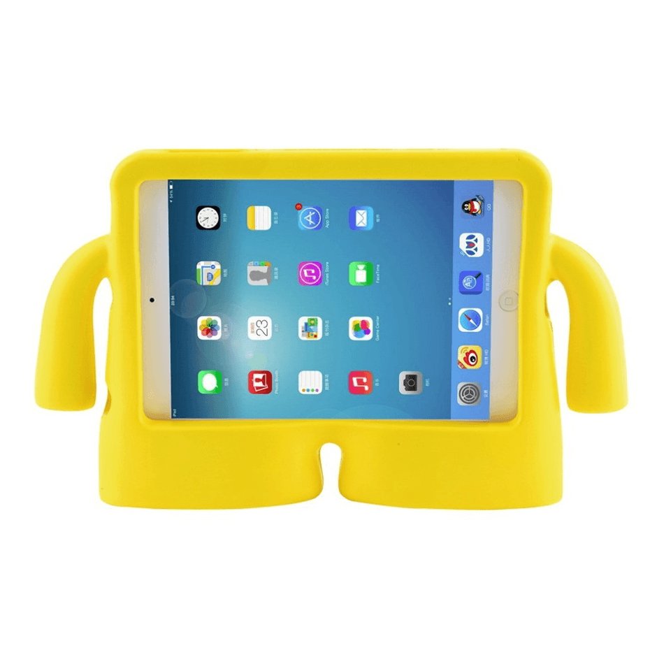 Estuche Generico Kids TPU para Apple iPad 1, iPad 2, iPad 3, iPad 4 Color Amarillo