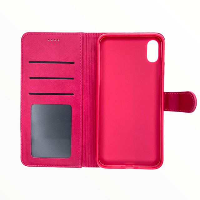 Estuche Carteras LC Imeeke Folio Libreta con Porta Tarjeta Apple iPhone Xs Max Color Rosado — foto 3