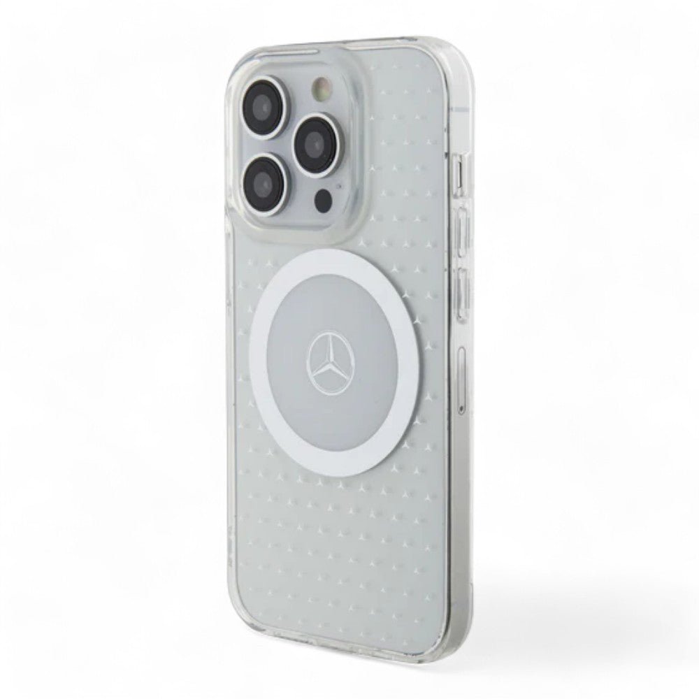 Estuche Mercedes-benz MagSafe iPhone 15 Pro Pc/tpu Clear MagSafe Case Star Pattern White Color Transparente — foto 2