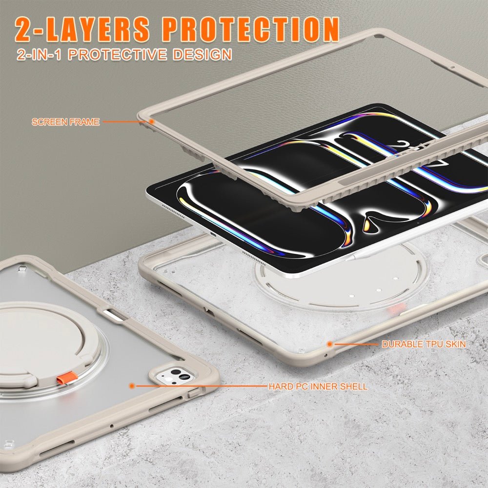 Estuche Popeye B Series Modelo iPad Pro 13 2024 Color Beige sin Strap — foto 4