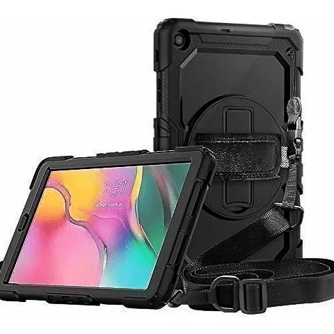 Estuche Tablets Genérico Heavy Duty Apple iPad Mini 6 Color Negro — foto 2