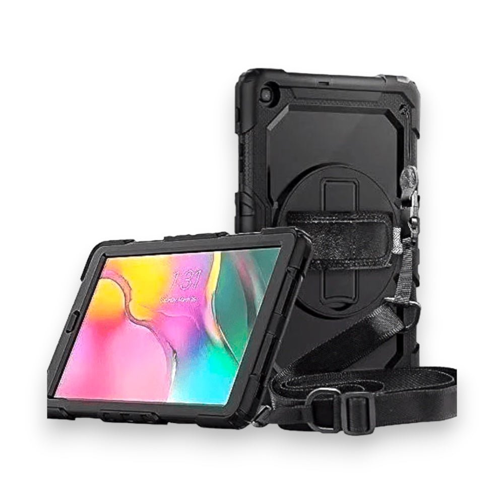 Estuche Genérico Heavy Duty Varios Samsung S8 / X800 / S7fe / T9770 Color Negro — foto 2