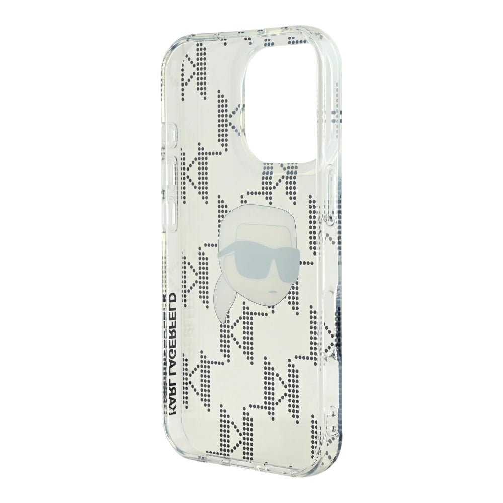 Estuche Karl Lagerfeld Skin iPhone 16 Pro Max Karl Hc Iml K. Head Monogram Electroplated Color Transparente — foto 3