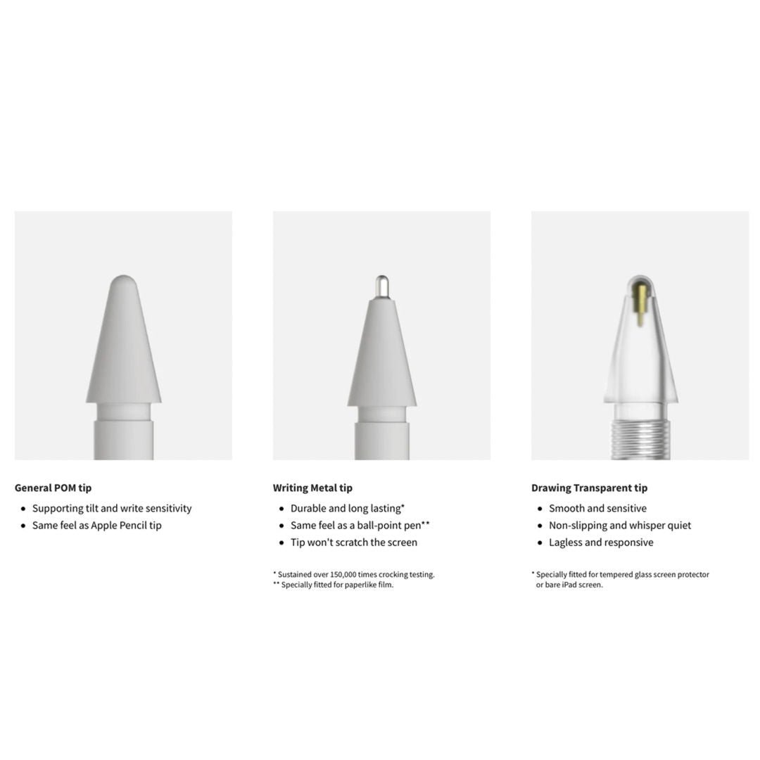 Accesorio SwitchEasy Apple Pencil 4 Puntaproposito General Color Blanco — foto 3