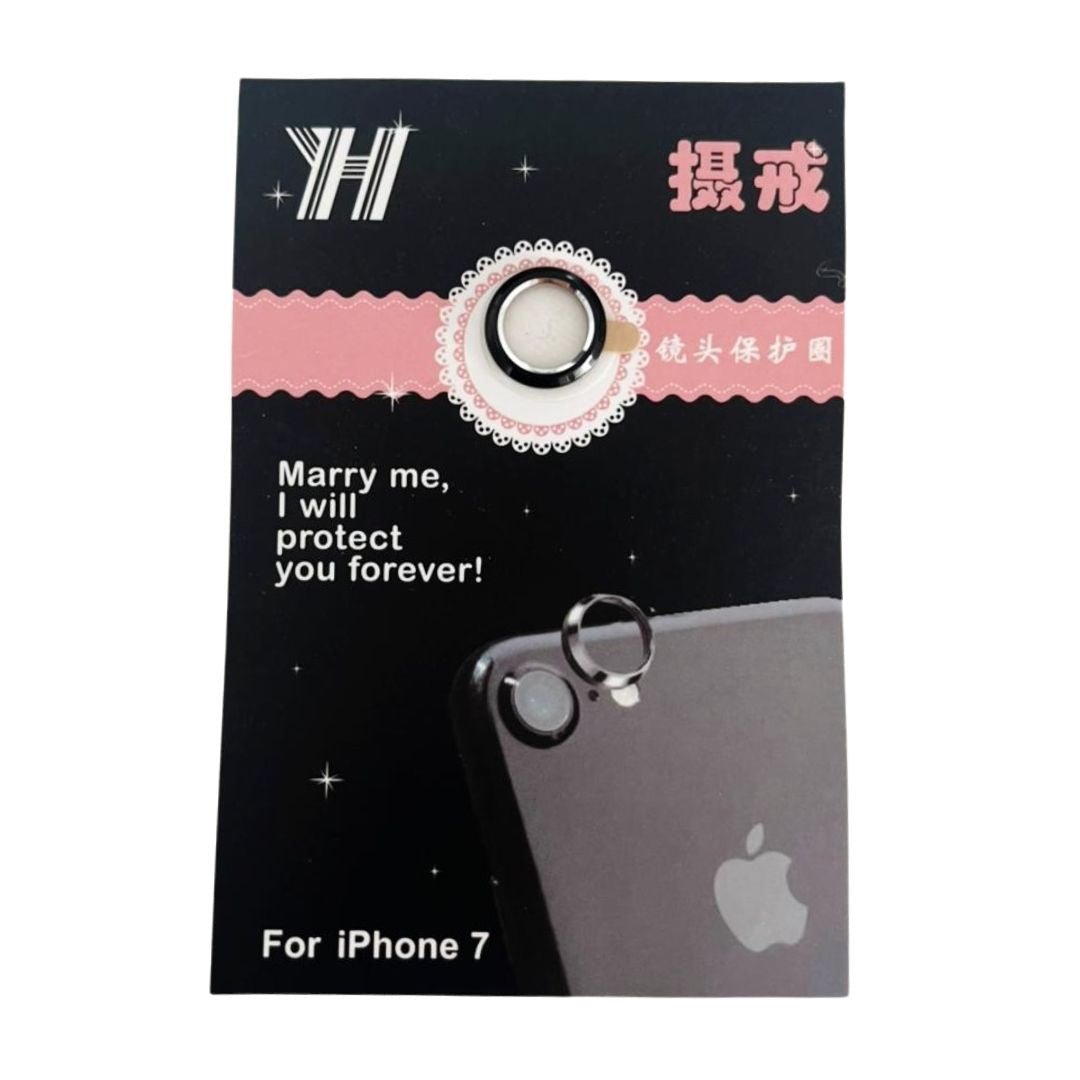 Accesorio Generico Protector para Cámara iPhone 7 Color Negro