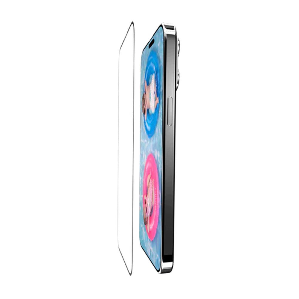 Accesorio SwitchEasy vidrio templado iPhone 15 plus glass 9h color transparente — foto 3