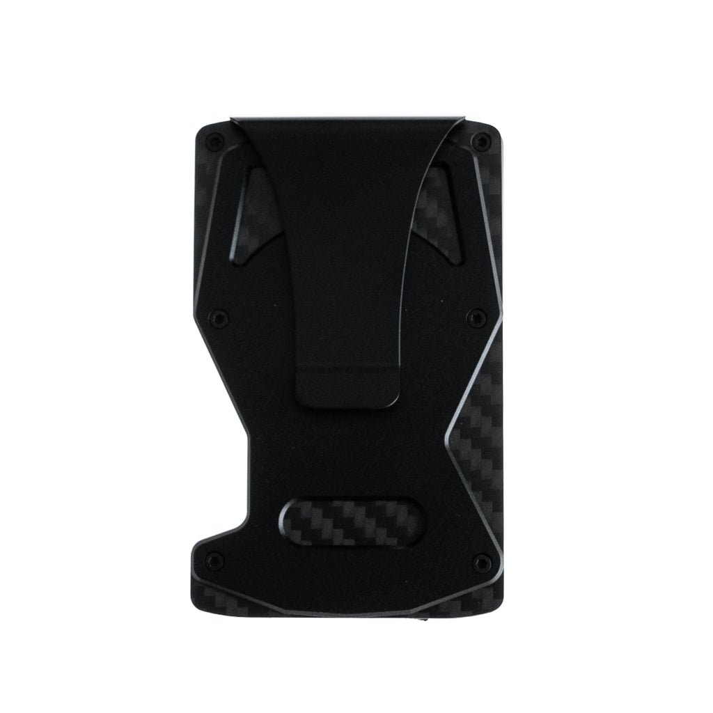 Accesorio El Rey Wallet Clip y Airtag 10 a 15 Tarjetas Fibra Carbon — foto 3