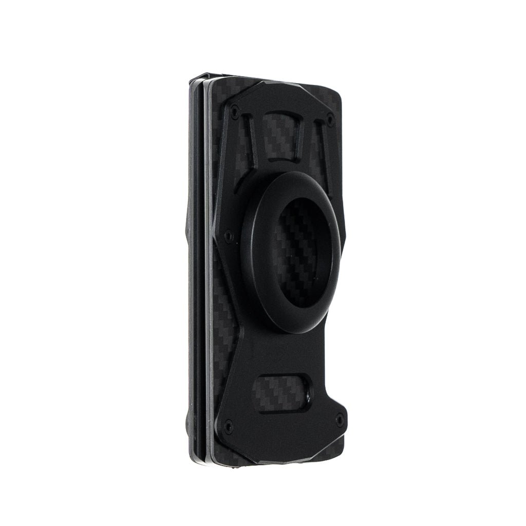 Accesorio El Rey Wallet Clip y Airtag 10 a 15 Tarjetas Fibra Carbon — foto 4