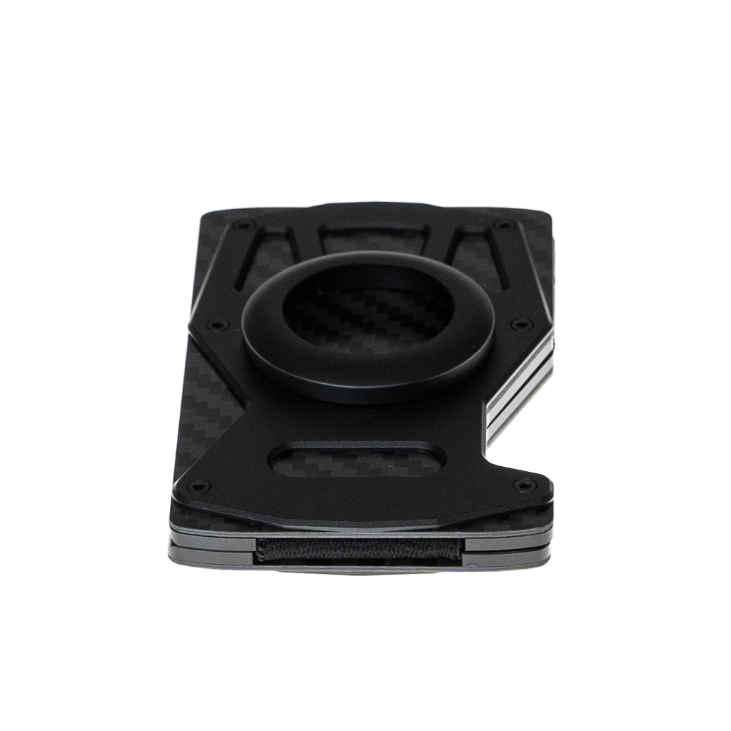 Accesorio El Rey Wallet Clip y Airtag 10 a 15 Tarjetas Fibra Carbon — foto 5