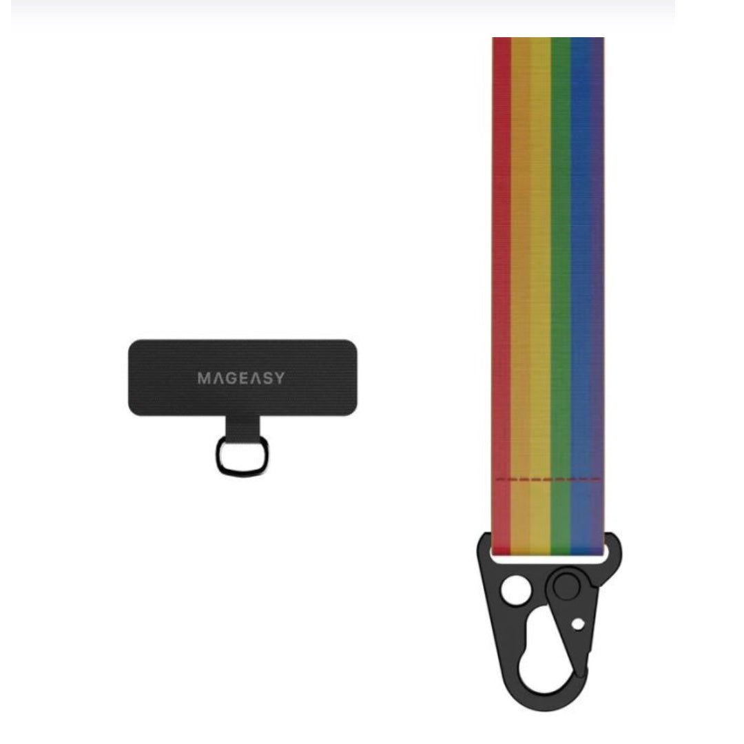 Accesorio MagEasy Strap con Tarjeta Sujetadora para iPhone Color Arcoiris — foto 2