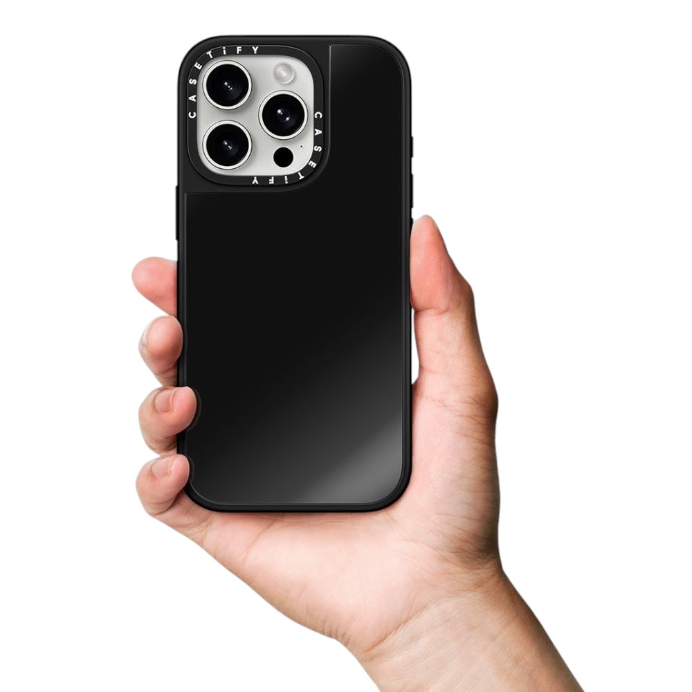Estuche CASETiFY Mirror para iPhone 15 Plus - Negro — foto 5