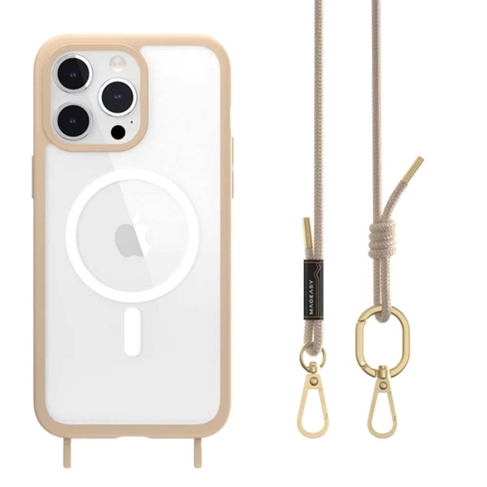 Estuche SwitchEasy Roam iPhone 15 Pro M + Strap Color Rosado
