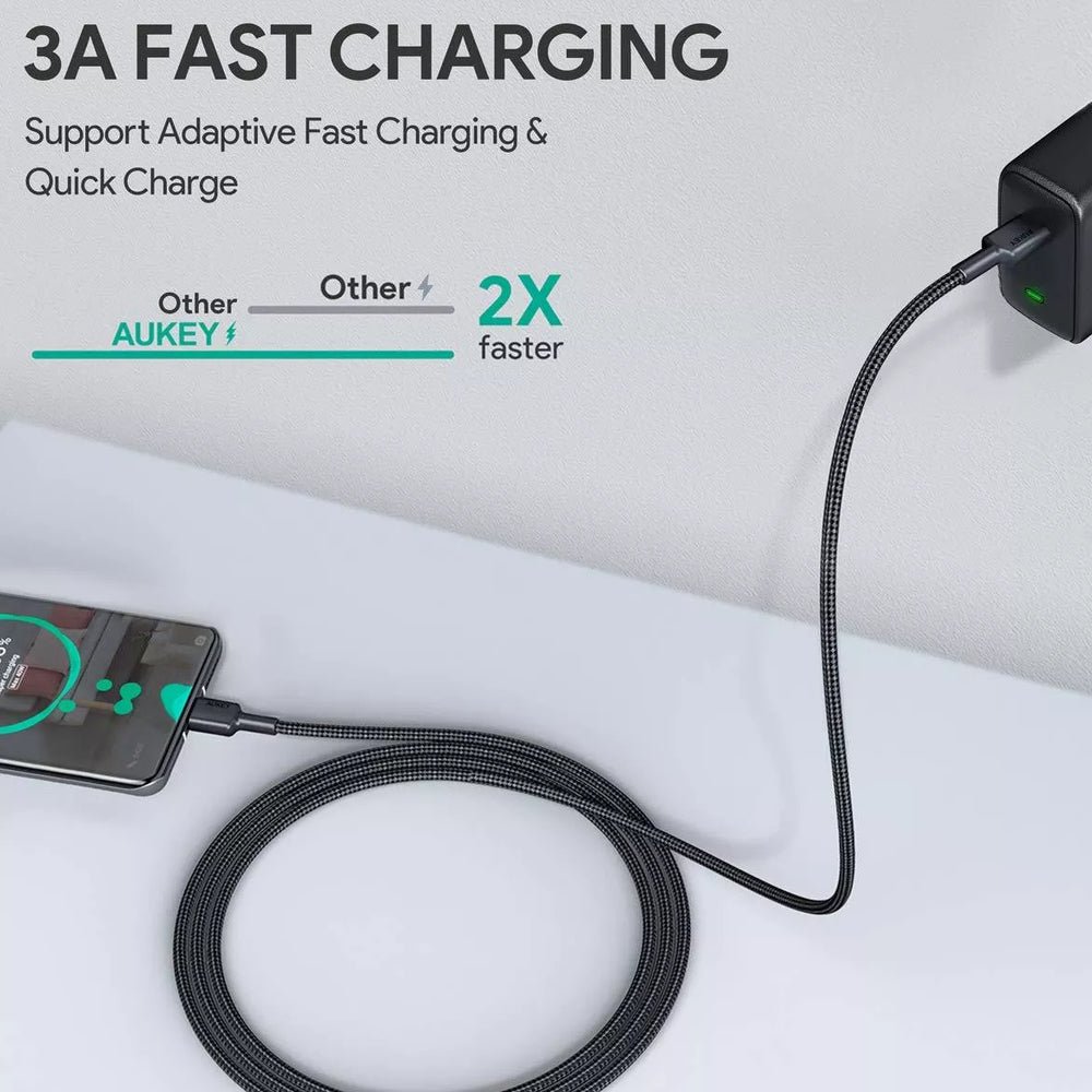 Cable Aukey Adaptador Kit de 3 Unidadedes USB a a USB C