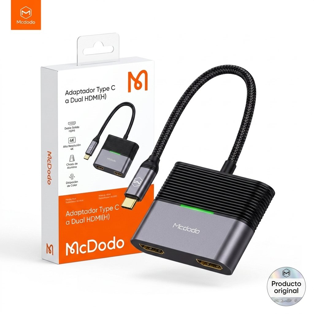 Cable McDodo Adaptador Type C To Hdmi(female) Hdmi(female) — foto 3