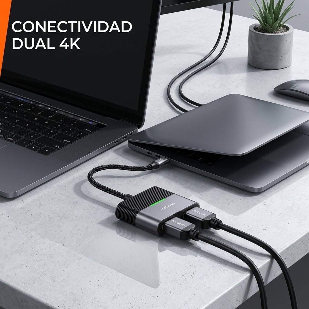 Cable McDodo Adaptador Type C To Hdmi(female) Hdmi(female) — foto 4